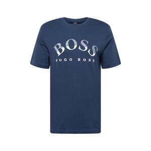 BOSS Green Tričko  námořnická modř / bílá