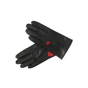 Roeckl Prstové rukavice 'Tuileries Touch'  černá / červená
