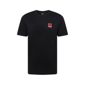 Hummel Funkční tričko 'Graham'  černá / červená / bílá