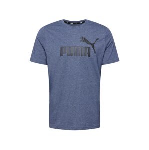 PUMA Funkční tričko  modrý melír / černá
