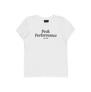 PEAK PERFORMANCE T-Shirt  bílá / černá