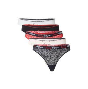 Tommy Hilfiger Underwear String  bílá / ohnivá červená / námořnická modř / krémová