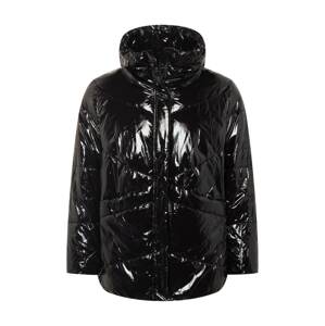 SAMOON Zimní bunda  černá