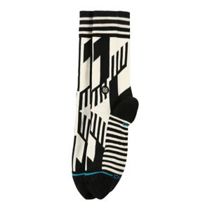 Stance Sportovní ponožky 'SIGNAL'  černá / bílá / aqua modrá