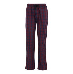 TOM TAILOR Pyžamové kalhoty  červená / marine modrá