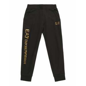 EA7 Emporio Armani Kalhoty  černá / medová
