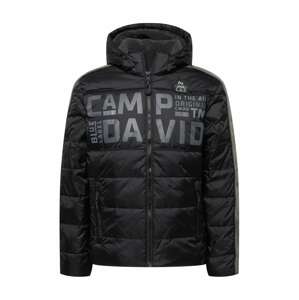 CAMP DAVID Zimní bunda  černá / šedá