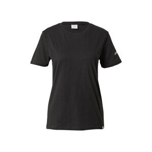Superdry Funkční tričko  černá / bílá