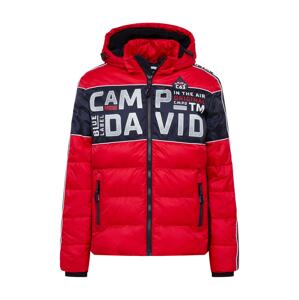 CAMP DAVID Zimní bunda  červená / bílá / námořnická modř