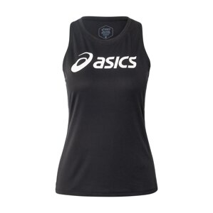 ASICS Sportovní top  černá / bílá