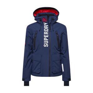 Superdry Snow Outdoorová bunda 'Ultimate Rescue'  marine modrá / bílá / černá / červená