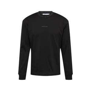 Calvin Klein Jeans Tričko  černá / šedý melír