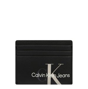 Calvin Klein Jeans Peněženka  černá / starobéžová / bílá / tmavě šedá
