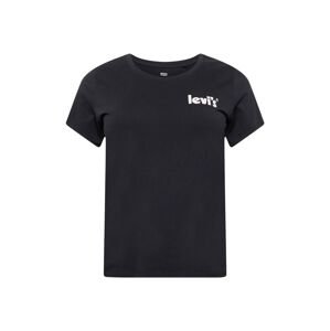 Levi's® Plus Tričko  černá / bílá