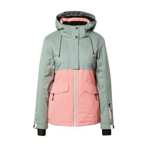 KILLTEC Outdoorová bunda  růžová / pastelově zelená