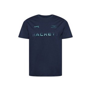 Hackett London Tričko  námořnická modř / nefritová