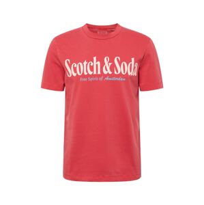 SCOTCH & SODA Tričko  světlemodrá / růžová / světle červená