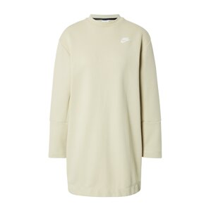 Nike Sportswear Šaty  světle hnědá / bílá