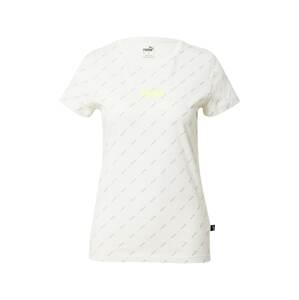 PUMA Funkční tričko  svítivě žlutá / šedá / bílá