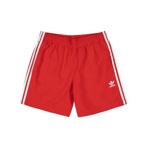 ADIDAS ORIGINALS Plavecké šortky  červená / bílá