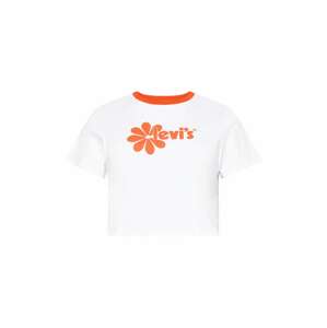 Levi's® Plus Tričko 'JORDIE' oranžová / bílá