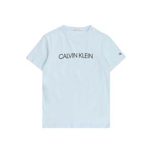 Calvin Klein Jeans Tričko  světlemodrá / černá
