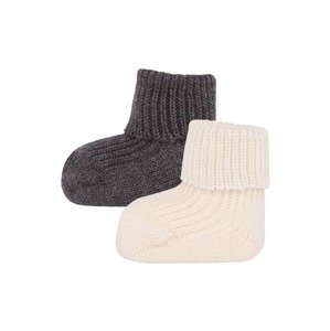 EWERS Ponožky  antracitová / barva bílé vlny