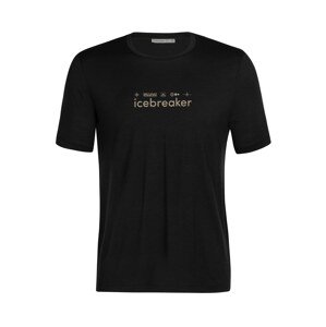ICEBREAKER T-Shirt 'Tech Lite II'  černá / béžová