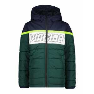 VINGINO Přechodná bunda  tmavě zelená / bílá / kiwi / noční modrá