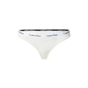 Calvin Klein Underwear Tanga 'Carousel'  světle béžová / černá