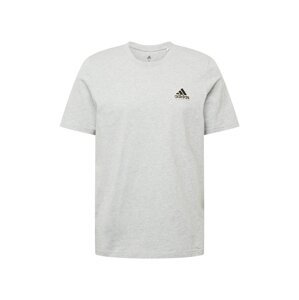 ADIDAS SPORTSWEAR Funkční tričko  šedý melír / černá