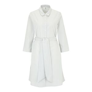 JDY Tall Košilové šaty 'JDYHALL 3/4 SHIRT DRESS WVN TALL'  šedá / bílá