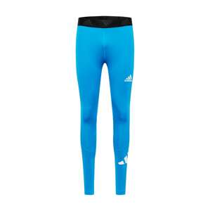 ADIDAS PERFORMANCE Sportovní kalhoty  modrá / bílá / černá