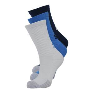 UNDER ARMOUR Sportovní ponožky 'HeatGear'  tmavě modrá / bílá / světlemodrá / šedá