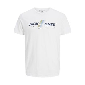 Jack & Jones Junior Tričko 'Connor'  kouřově modrá / noční modrá / světlemodrá / khaki / bílá