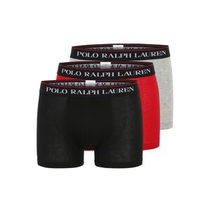 Polo Ralph Lauren Boxerky  šedý melír / červená / černá / bílá