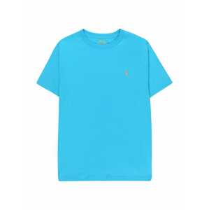 Polo Ralph Lauren Tričko  svítivě modrá / meruňková