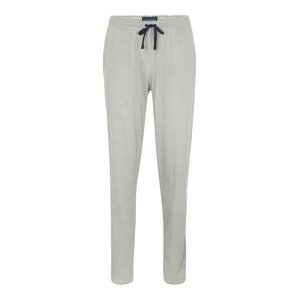 SCHIESSER Pyžamové kalhoty  khaki / bílá