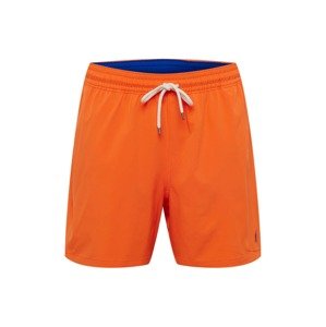 Polo Ralph Lauren Plavecké šortky 'Traveler'  modrá / oranžová / bílá
