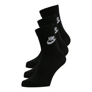 Nike Sportswear Ponožky černá / bílá