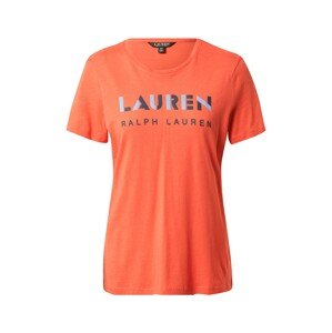 Lauren Ralph Lauren Tričko 'KATLIN'  námořnická modř / světlemodrá / oranžová