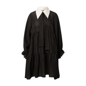 Stella Nova Košilové šaty 'Miriam'  černá / bílá