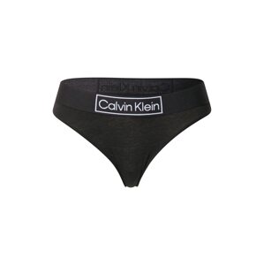 Calvin Klein Underwear Tanga  černá / bílá