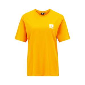 Hummel Funkční tričko pastelově oranžová / bílá