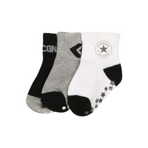 CONVERSE Ponožky  černá / šedý melír / bílá