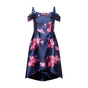 Chi Chi Curve Koktejlové šaty  námořnická modř / růžová