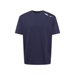 PUMA Funkční tričko  noční modrá / bílá / červená