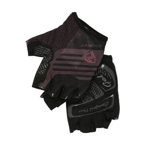 ZIENER Sportovní rukavice 'CLARETE'  černá / šedá / fialová