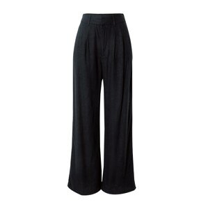 Abercrombie & Fitch Kalhoty se sklady v pase  černá