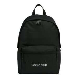 Calvin Klein Batoh  černá / bílá